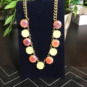 J Crew pinky rhinestone necklace